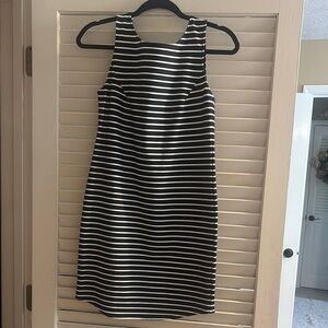 Collective Concepts Monochrome Striped Mini Dress